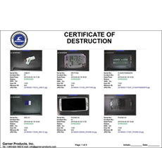 certificate of destruction flashpro